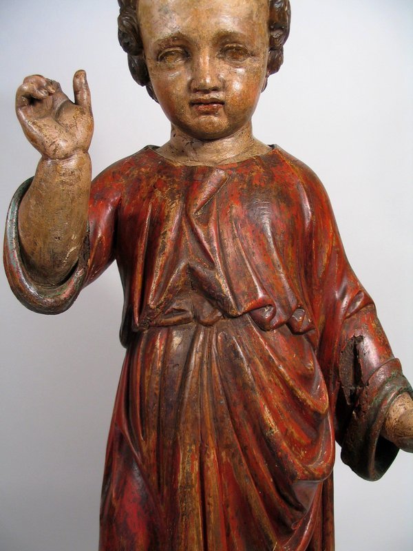 Large Spanish Colonial Santo of the Christ Child, Late 17th C.