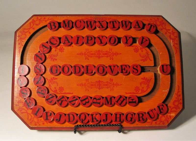 Antique Cress Educational Game Board, Early 20th C.