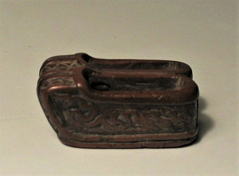 Fine Chinese Toggle of Carved Pair of Shoes