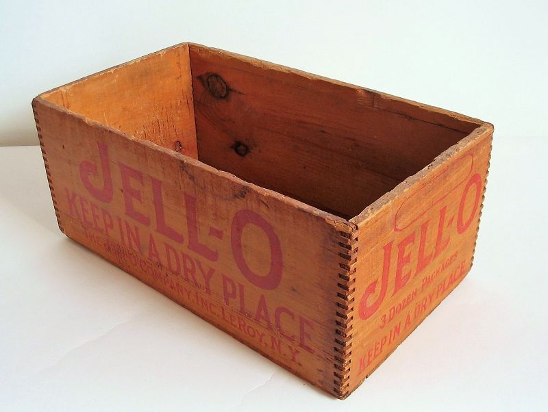 Vintage Jell-O Advertising Crate