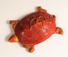 Antique Chinese Red Ink Cake, Turtle Form