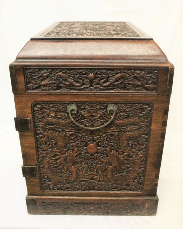 Chinese Huanghuali Jewelry or Seal Chest