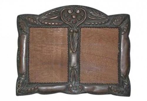 Antique Arts & Crafts Copper Picture Frame