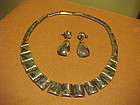 VINTAGE ENRIQUE LEDESMA NECKLACE AND EARRINGS