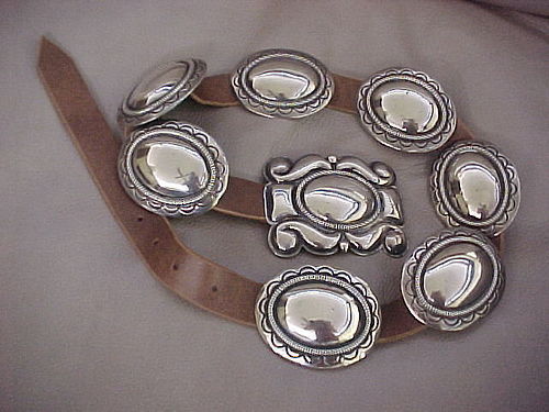 FRANK PATANIA SR. STERLING CONCHA BELT