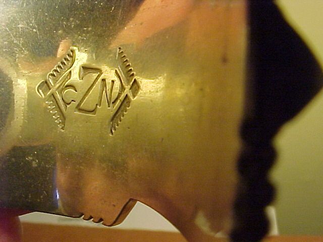 VINTAGE NAVAJO GIBSON NEZ STERLING CUFF PATTERNED AND CHISELED
