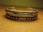 NAVAJO KENNETH BEGAY BRACELET PLUS WHITE HOGAN BRACELET