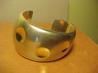 ARIZONA METALSMITH KIM RAWDIN STERLING 18K GOLD CUFF