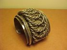 VINTAGE CARMEN BECKMANN STERLING CUFF BRACELET