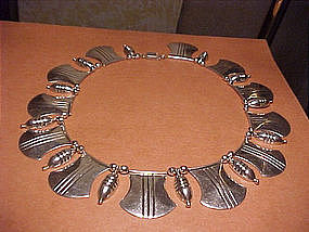 HECTOR AGUILAR TUBULAR DROPS NECKLACE 1940