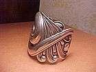 SPECTACULAR HUGE CINI STERLING REPOUSSE CUFF