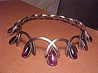 ANTONIO PINEDA AMETHYST DROP NECKLACE