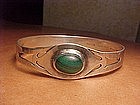 RARE HANDMADE CHICAGO ART SILVER SHOP BRACELET