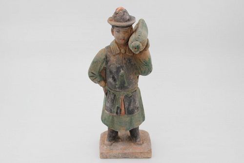 Ming-Dynasty Terracotta Figure, Attendant