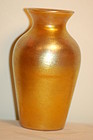 Quezal glass vase Favrile Aurene signed C:1910