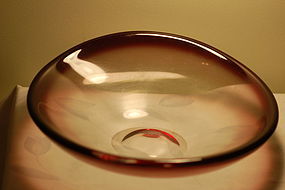 Lindstrand Kosta Boda glass 'Unica' Bowl C:1950