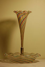 Murano glass epergne Archimede Seguso C: 1950