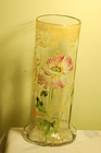 Moser Mont Joye hand-painted art glass vase C:1900