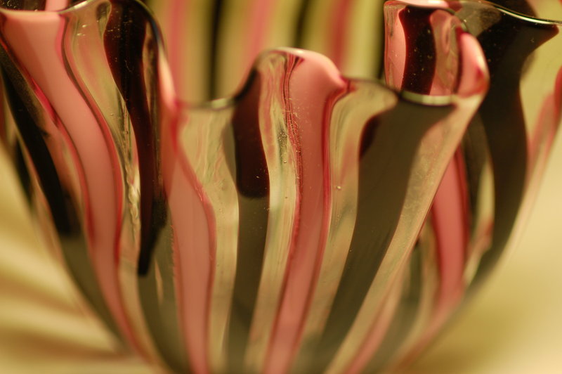 Barovier &amp; Toso Ercole Barovier a canne Murano glass vase C:1950