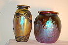 2 Loetz Glass Medici Phanomen Gre 2/484 vases C:1902
