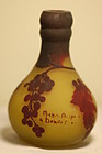 Delatte French cameo glass vase Daum Nancy type C:1920