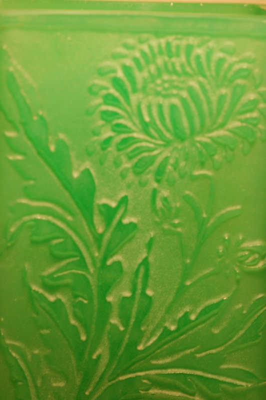 Steuben jade glass acid cutback acb vase C:1920