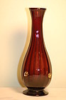 Barovier & Toso Murano glass vase with paper labels C:1950