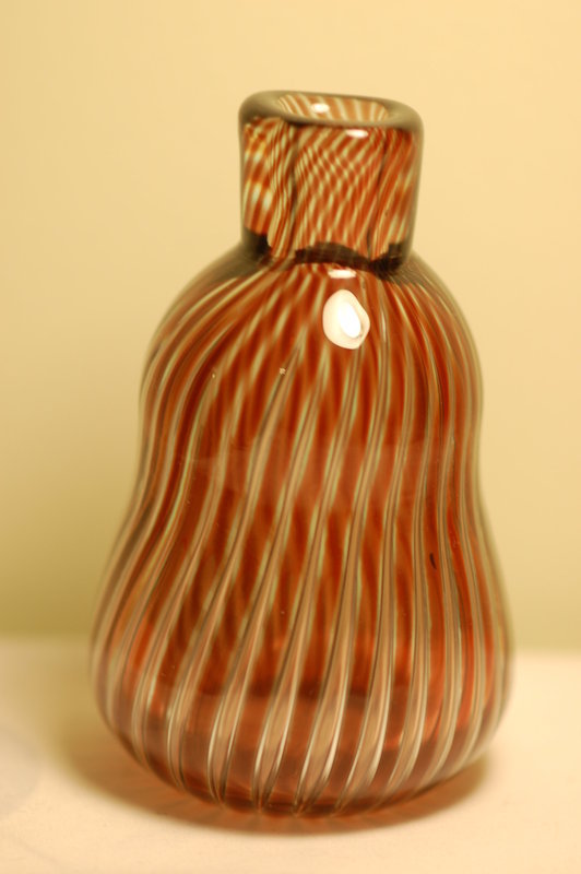 Orrefors glass 'Ariel' vase by Edvin Ohrstrom C:1955