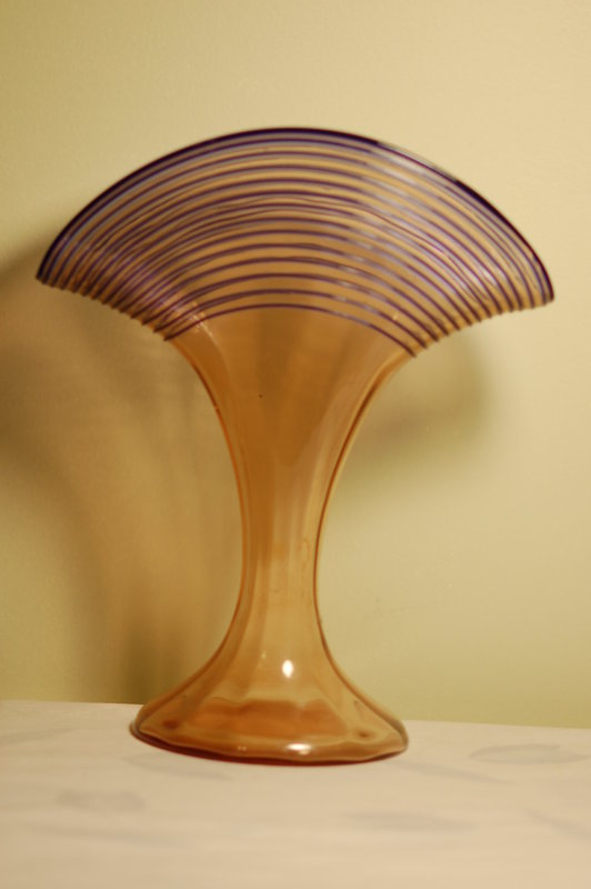 Kralik Loetz type Bohemian Czech glass vase C:1920