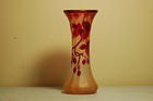 Legras French cameo glass vase Daum Nancy type