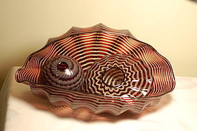 Dale Chihuly Seaform 'Persian' set (3 piece)