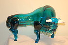 Napoleone Martinuzzi style Murano glass bull figurine C:1935