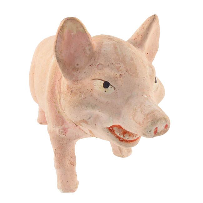 Old Antique German Pink Pig Candy Container