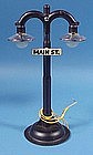 "Main St." Electric Train Double Lamp Post