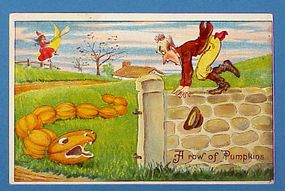 1909 Julius Bien Comic Halloween Post Card