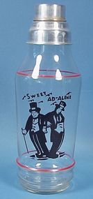 Sweet Ad-aline Glass Cocktail Shaker