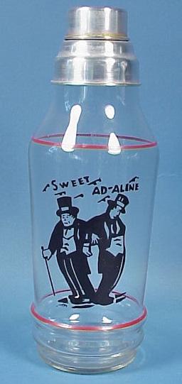 Sweet Ad-aline Glass Cocktail Shaker