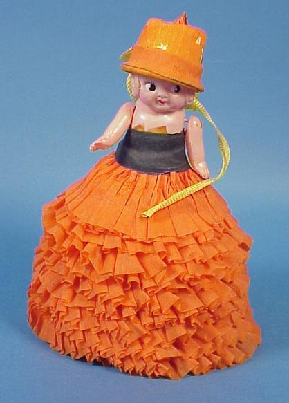 Vintage Halloween Celluloid Doll Party Favor
