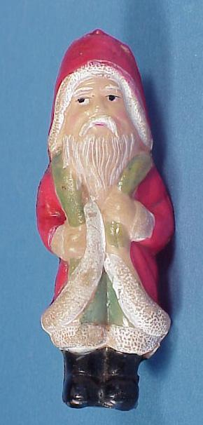 Vintage Celluloid Santa Christmas Tree Light