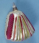 Blown Glass Accordian Christmas Ornament