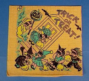 Vintage Halloween Paper Party Napkins