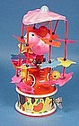 Celluloid Windup Easter Chick Carousel Toy