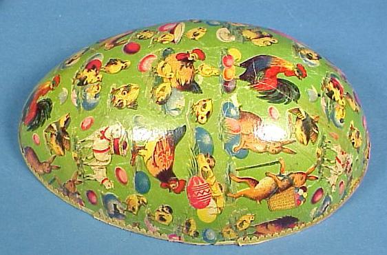 German Dresden Easter Egg Candy Container