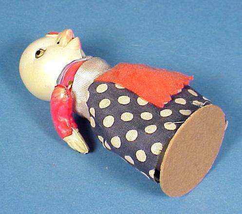 Vintage Celluloid Easter Chick Pop-up Toy
