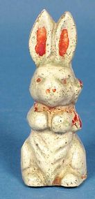 Hubley Cast Iron Easter Rabbit Figurine