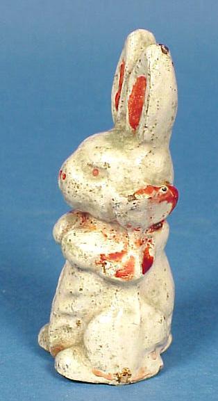 Hubley Cast Iron Easter Rabbit Figurine