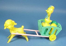 Donald Duck & Cart Easter Candy Container