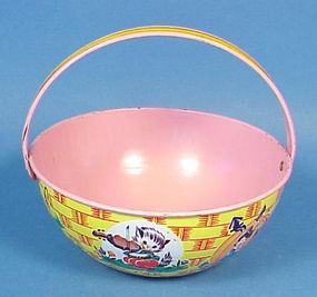 Chein Lithographed Tin Easter Basket