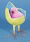 Chenille Chick in Easter Egg Candy Container