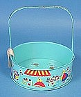 Lithographed Tin Easter Basket